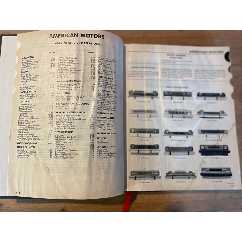 Motor Auto Repair Manual 1980 43rd Edition Hardback-1st PRINTING - Picture 2 of 9